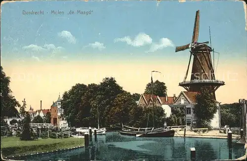 Dordrecht Molen Maagd Kat. Dordrecht