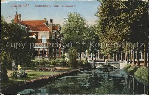 Dordrecht Stationsweg Villa Simpang Kat. Dordrecht
