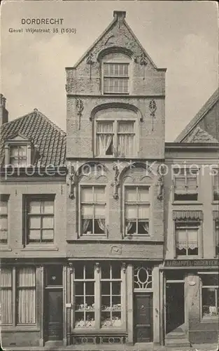 Dordrecht Gevel Wijnstraat Kat. Dordrecht