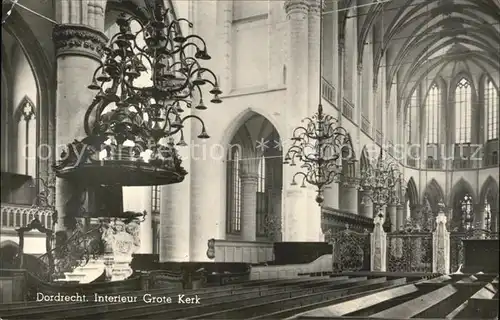 Dordrecht Interieur Kerk Kat. Dordrecht