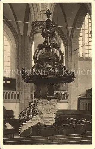 Dordrecht Preekstoel Kerk  Kat. Dordrecht