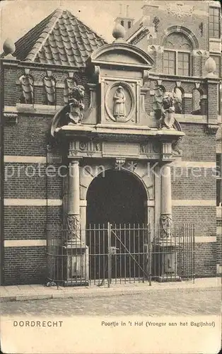 Dordrecht Poortje Hof  Kat. Dordrecht