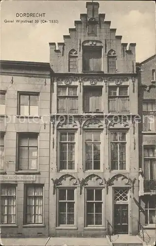 Dordrecht Gevel Wijnstraat Kat. Dordrecht