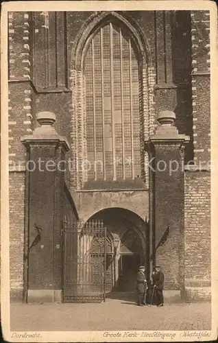 Dordrecht Kerk Hoofdingang Kat. Dordrecht