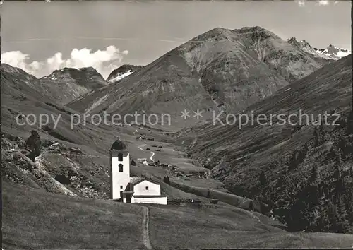 Cresta Avers Hochtal Kirche / Cresta Avers /Bz. Hinterrhein