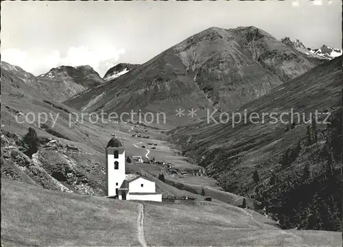 Cresta Avers Kirche / Cresta Avers /Bz. Hinterrhein