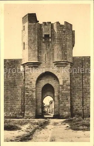 Aigues Mortes Gard La poterne des Cordeliers Stadtmauer Kat. Aigues Mortes