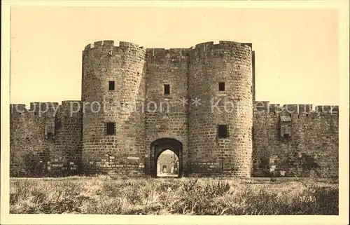 Aigues Mortes Gard Porte de la Marine Stadtmauer Kat. Aigues Mortes