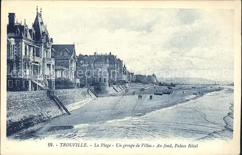 Trouville sur Mer Groupe de Villas Palace Hotel Plage Kat. Trouville sur Mer