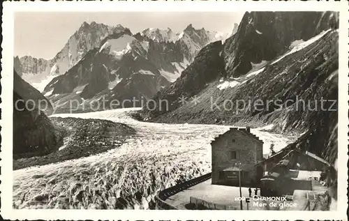 Chamonix Mer de Glace Glacier Eismeer Gletscher Kat. Chamonix Mont Blanc