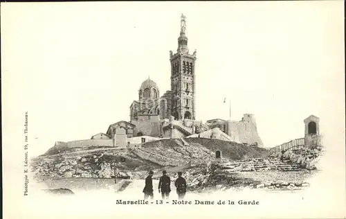 Marseille Eglise Notre Dame de la Garde Kat. Marseille