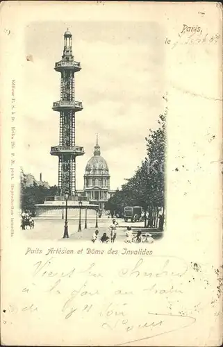 Paris Puits Artesien et Dome des Invalides Kat. Paris