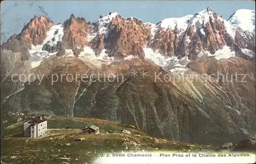 Chamonix Plan Praz et la Chaine des Aiguilles Kat. Chamonix Mont Blanc