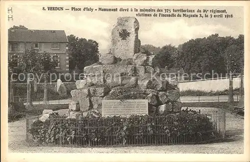 Verdun Meuse Place d Isly Monument aux Morts Grande Guerre 1. Weltkrieg Kat. Verdun