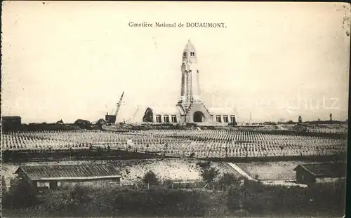 Douaumont Cimetiere National Ossuaire Soldatenfriedhof Beinhaus Gedenkstaette Kat. Douaumont