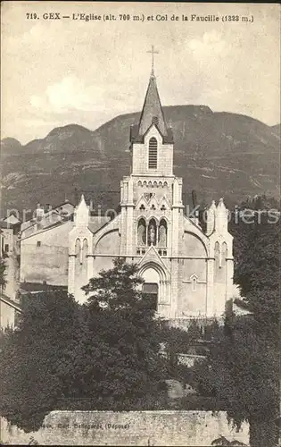 Gex Eglise et Col de la Faucille Kat. Gex