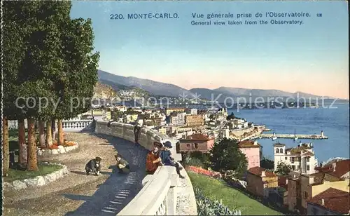 Monte Carlo Vue generale prise de l Observatoire Cote d Azur Kat. Monte Carlo