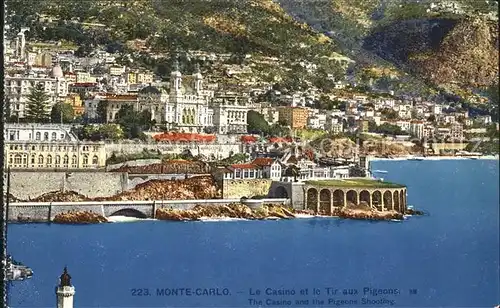 Monte Carlo Casino et Tir aux Pigeons Kat. Monte Carlo