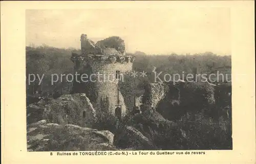 Tonquedec Ruines Tour du Guetteur Kat. Tonquedec