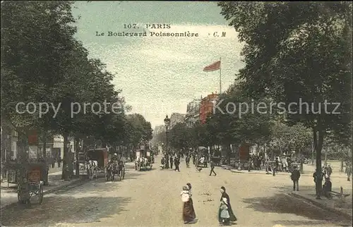Paris Boulevard Poissonniere Kat. Paris
