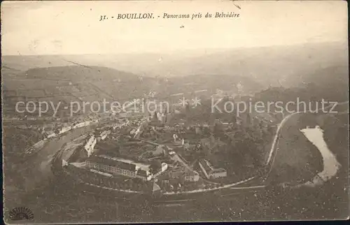 Bouillon Pyrenees Atlantiques Panorama pris du Belvedere Kat. Bouillon