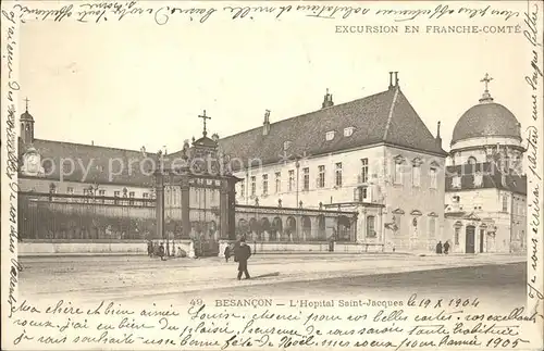 Besancon Doubs Hopital Saint Jacques Kat. Besancon