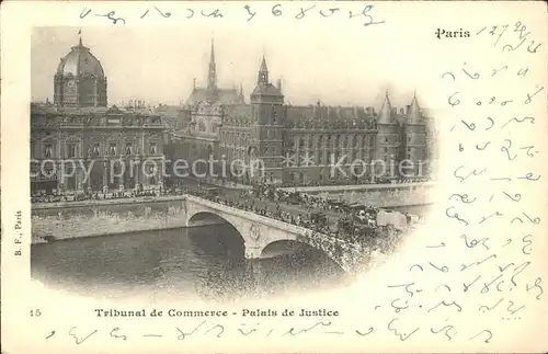 Paris Tribunal de Commerce Palais de Justice Kat. Paris