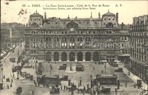 Paris Gare Saint Lazare Rue de Rome Kat. Paris