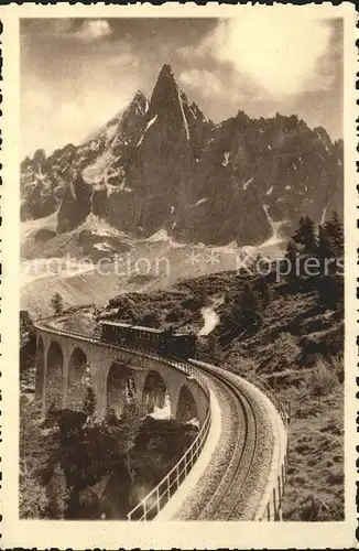 Chamonix Chemin de fer du Montenvers Mer de Glace Eismeer Gletscher Kat. Chamonix Mont Blanc