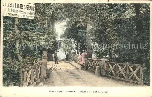 Maisons Laffitte Pont du Saut de Loup Kat. Maisons Laffitte