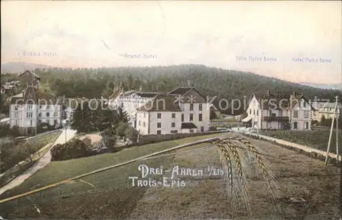 Drei aehren Trois Epis Grand Hotel Villa Notre Dame Kat. Ammerschwihr