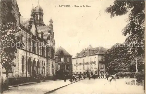 Saverne Bas Rhin Alsace Place de la Gare Kat. Saverne