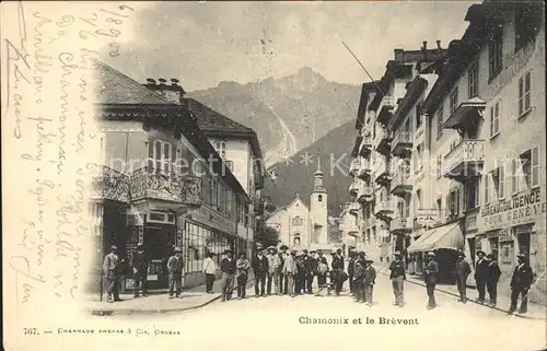 Chamonix et le Mont Brevent Kat. Chamonix Mont Blanc