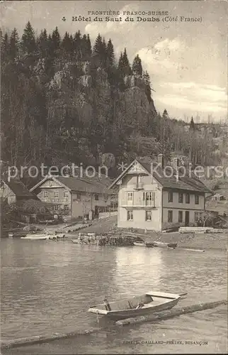 Les Brenets Hotel du Saut du Doubs Frontiere Franco Suisse Kat. Les Brenets