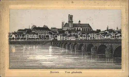 Nevers Nievre Vue generale Entreprise de Peinture Fernand Issen Kat. Nevers