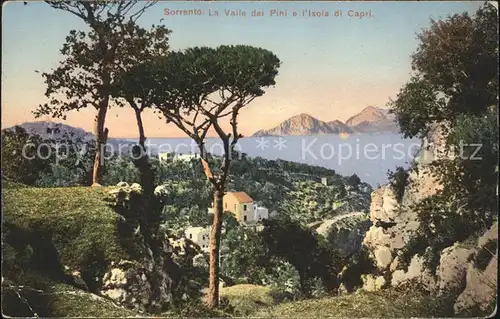 Sorrento Campania Valle dei Pini Isola di Capri Kat. Sorrento