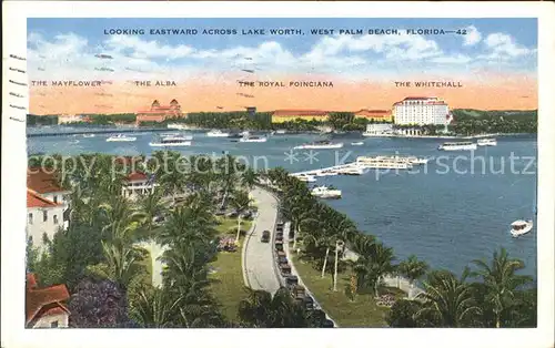 West Palm Beach Panoramic view across Lake Worth Kat. West Palm Beach