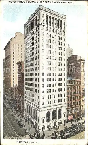 New York City Astor Trust Building 5th Avenue / New York /
