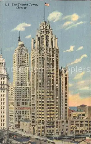 Chicago Illinois Tribune Tower Kat. Chicago