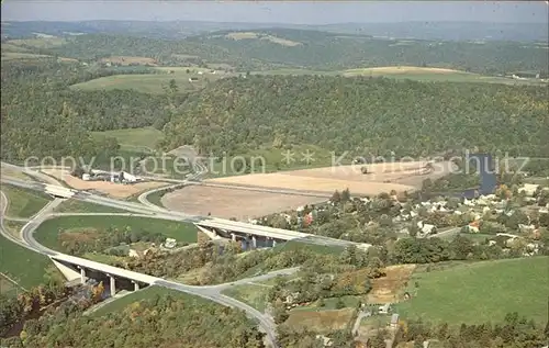 Friendsville Maryland Panorama Bridge aerial view Kat. Friendsville