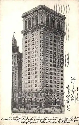 New York City Hanover Bank Building / New York /