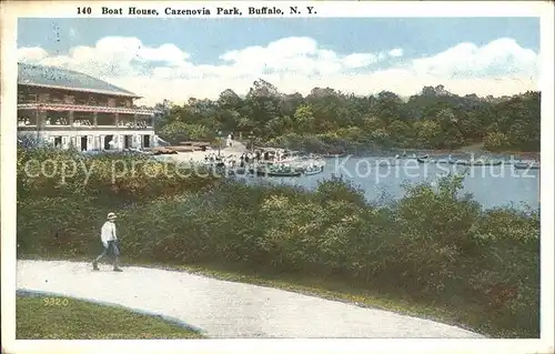 Buffalo New York Boat House Cazenovia Park Kat. Buffalo