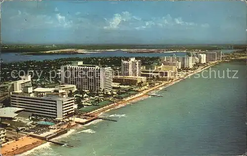 Miami Beach Hotels Atlantic Ocean in Bal Harbour aerial view Kat. Miami Beach