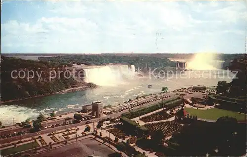 Niagara Falls Ontario General view Niagara Gorge Islands Niagara River Kat. Niagara Falls Canada