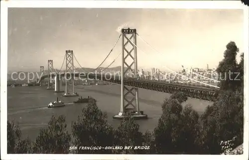 San Francisco California Oakland Bay Bridge Kat. San Francisco