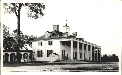 Mont Vernon Georg Washington Mansion Kat. Mont Vernon