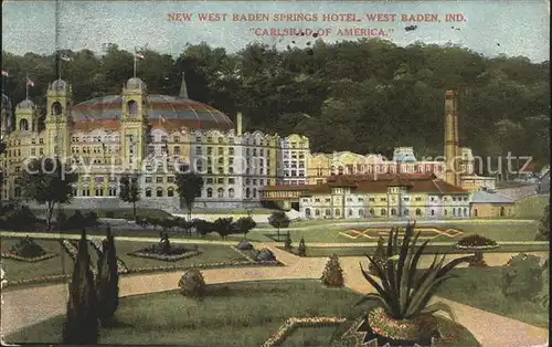 West Baden Springs Hotel "Carlsbad of America" Kat. West Baden Springs