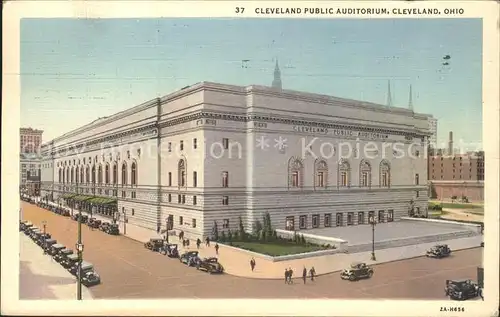 Cleveland Ohio Public Auditorium Kat. Cleveland