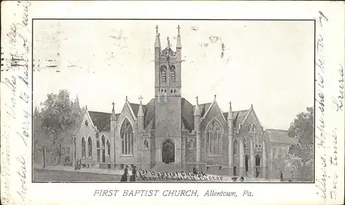 Allentown Pennsylvania First Baptist Church Kat. Allentown
