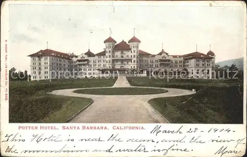 Santa Barbara California Potter Hotel Kat. Santa Barbara